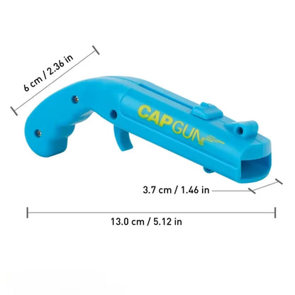 Cap Gun Beer Bottle Opener Portable Beverage Drinking Opening Gun Cap Launcher Kitchen Party Supply Bar Tool Kitchen Accessories
