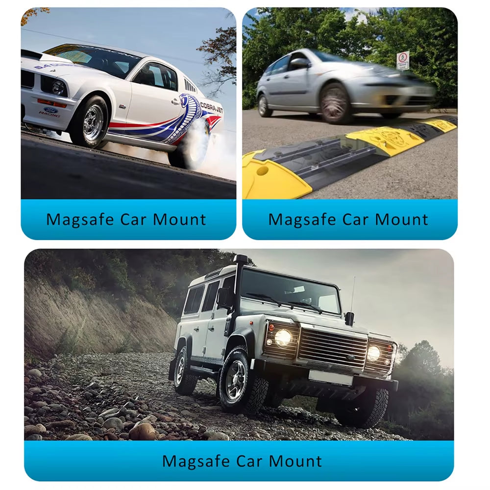 2025 Double Sided Magsafe Phone Stand Magnetic Phone Ring Holder Kickstand Magnet Grip for Iphone 15 14 Android Gym Car Holder