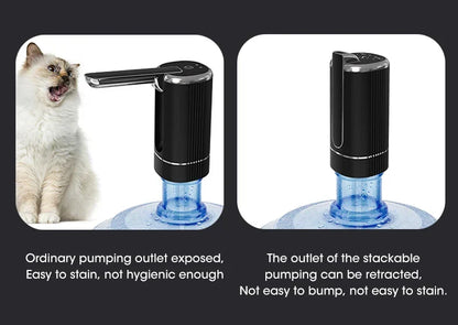 Electric Water Pump Bucket Water Suction Device Water Intake Device Household Office USB Outdoor Convenient Water Dispenser
