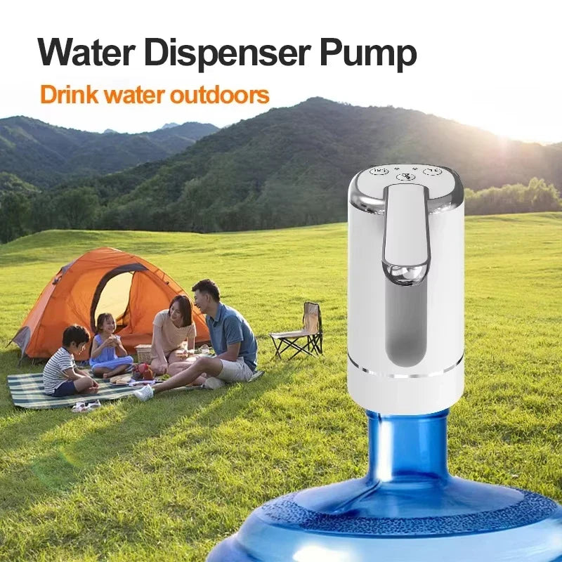 Electric Water Pump Bucket Water Suction Device Water Intake Device Household Office USB Outdoor Convenient Water Dispenser
