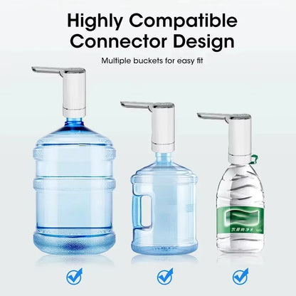 Electric Water Pump Bucket Water Suction Device Water Intake Device Household Office USB Outdoor Convenient Water Dispenser