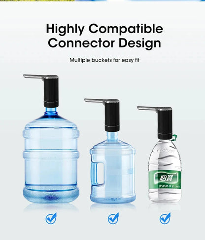 Electric Water Pump Bucket Water Suction Device Water Intake Device Household Office USB Outdoor Convenient Water Dispenser