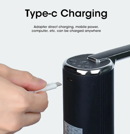 Electric Water Pump Bucket Water Suction Device Water Intake Device Household Office USB Outdoor Convenient Water Dispenser